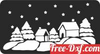 download christmas snowing sign free ready for cut