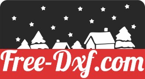 christmas snowing sign