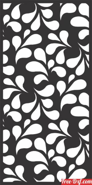download Decorative pattern wall Screens floral Panel for doors free ready for cut