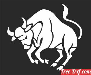 download taurus bull cliparts free ready for cut