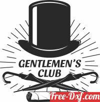 download Gentleman logo clipart free ready for cut