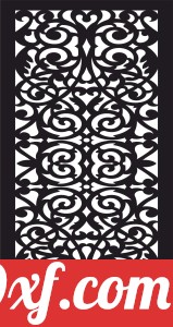 decorative panel door screen wall pattern