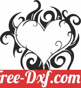 Heart wall sign