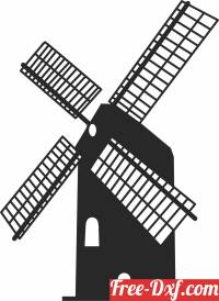 download Windmill clipart free ready for cut