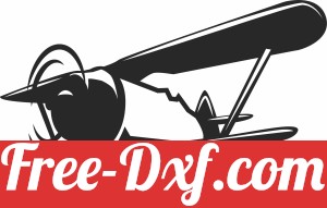 biplan flight clipart