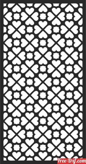 download PATTERN  Door Decorative WALL free ready for cut