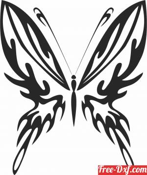 download Butterfly art free ready for cut
