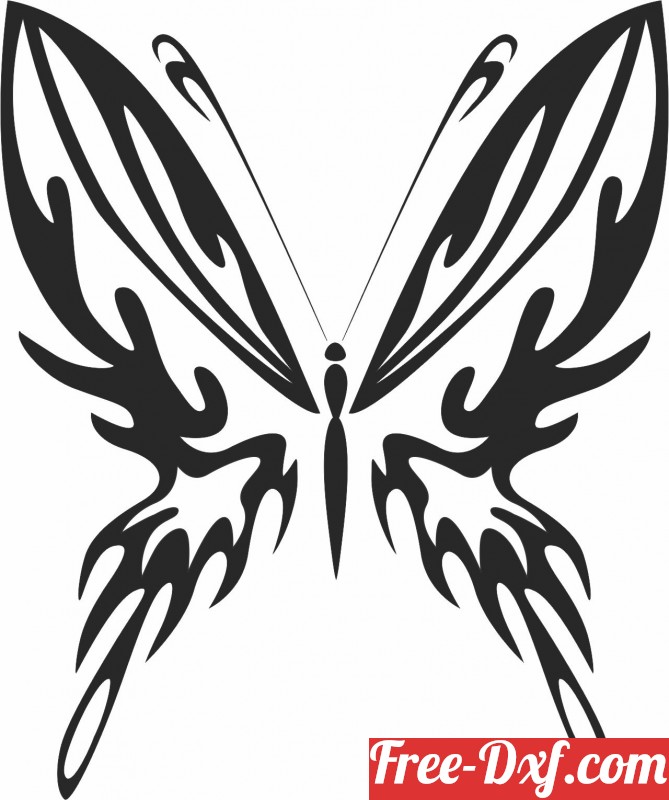 Download Butterfly art NTiVt High quality free Dxf files, Svg, Cd