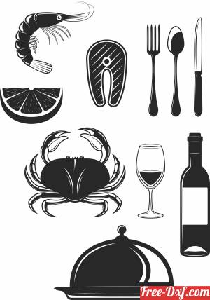 download Crab Fork seafood dinner free ready for cut