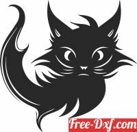 download Fish Cat Animal Silhouette free ready for cut