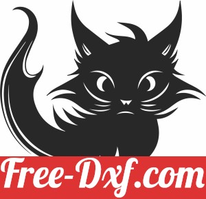 Fish Cat Animal Silhouette