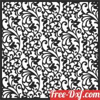 download pattern decorative  screen free ready for cut