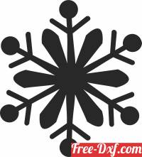 download christmas Snowflake free ready for cut