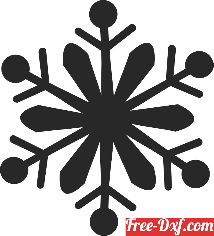 Download christmas Snowflake Nluef High quality free Dxf files, S