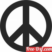 download Peace Sign Logo free ready for cut