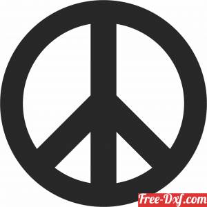 download Peace Sign Logo free ready for cut