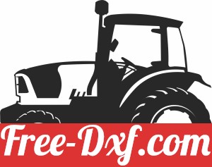 tractor clipart silhouette