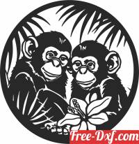 download Monkey cliparts free ready for cut