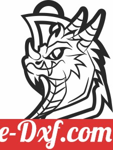 Dragon head clipart