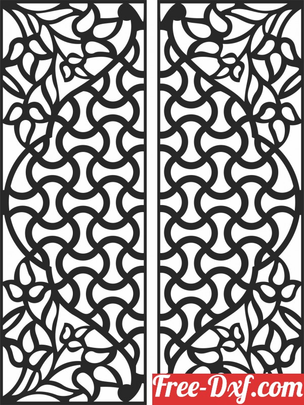 Download door pattern SCREEN OJflS High quality free Dxf file