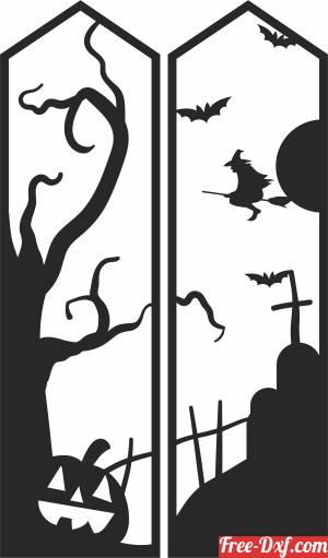 download Halloween witch gost scary clipart free ready for cut