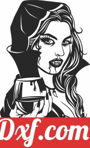 Vampire woman clipart