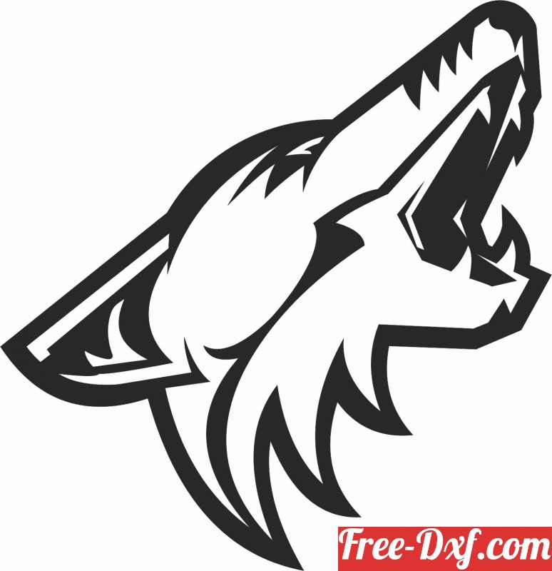 Arizona Coyotes Aluminum Embossed Hockey Logo Emblem