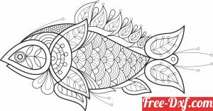 download decorative fish free ready for cut