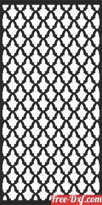 download Decorative wall screen pattern free ready for cut