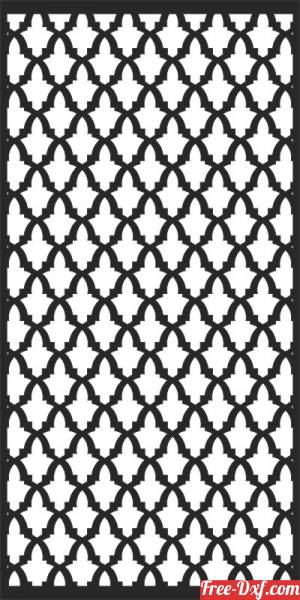 download Decorative wall screen pattern free ready for cut