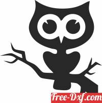 download Halloween owl free ready for cut