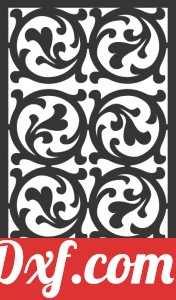 wall screen decorative floral panel