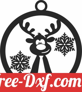 christmas deer ornaments