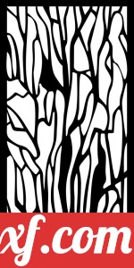 decorative panel wall separator door pattern