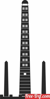 download the Obelisco de Buenos Aires free ready for cut