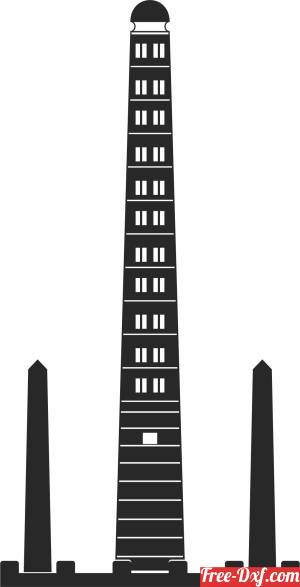 download the Obelisco de Buenos Aires free ready for cut