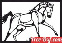 download horse wall decor free ready for cut