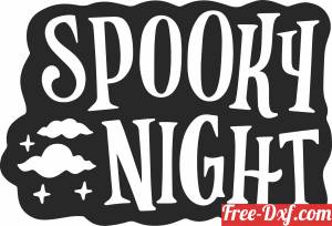 download spooky night halloween free ready for cut