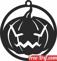 download pumpkin halloween ornament free ready for cut