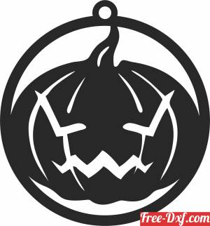download pumpkin halloween ornament free ready for cut