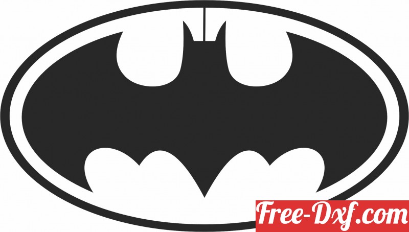 Download batman Superhero logo PNcOT High quality free Dxf files,