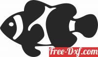 download Silhouette wall decor fish clipart free ready for cut