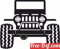 download Jeep Front free ready for cut