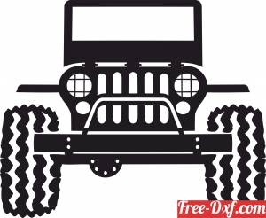 download Jeep Front free ready for cut