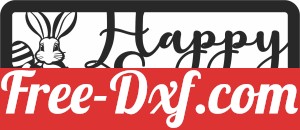 happy easter egg bunny clipart