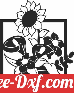 sunflower floral pot