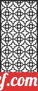 Decorative wall screen art pattern