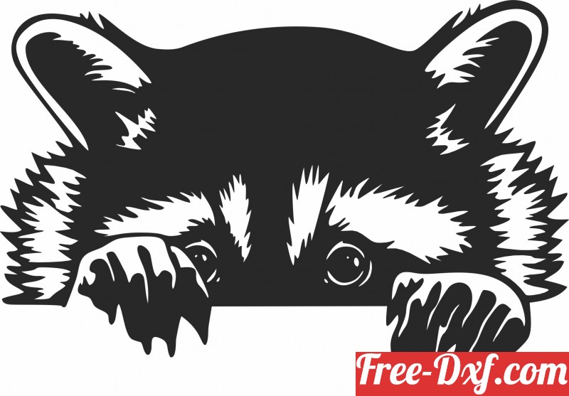 Download Racoon wall decor svg PxNWi High quality free