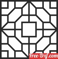 download DECORATIVE  WALL door free ready for cut