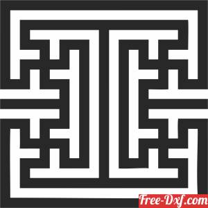 download WALL  Door   decorative   WALL decorative PATTERN  Screen free ready for cut